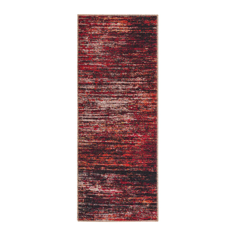 Tapis rouge / gris Montalto, Tapis de couloir 2 pi x 5 pi