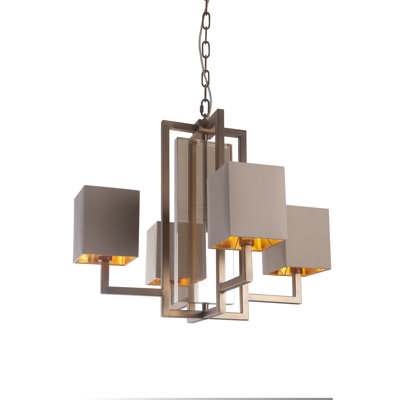 Nahunta 4 - Light Shaded Chandelier