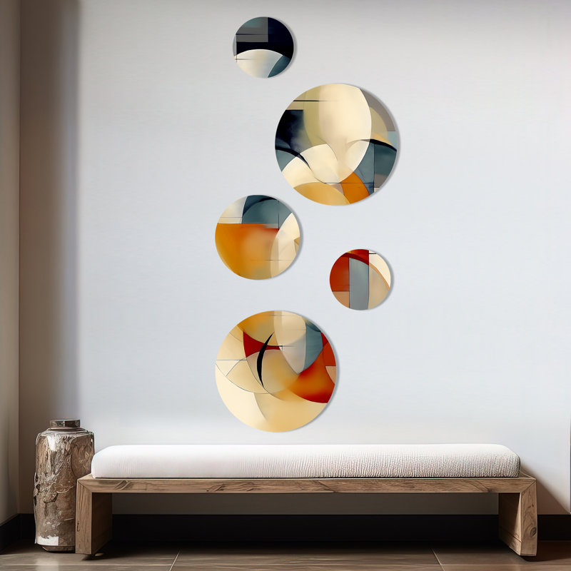 Exploration des motifs abstraits I - décoration murale géométrique moderne en métal