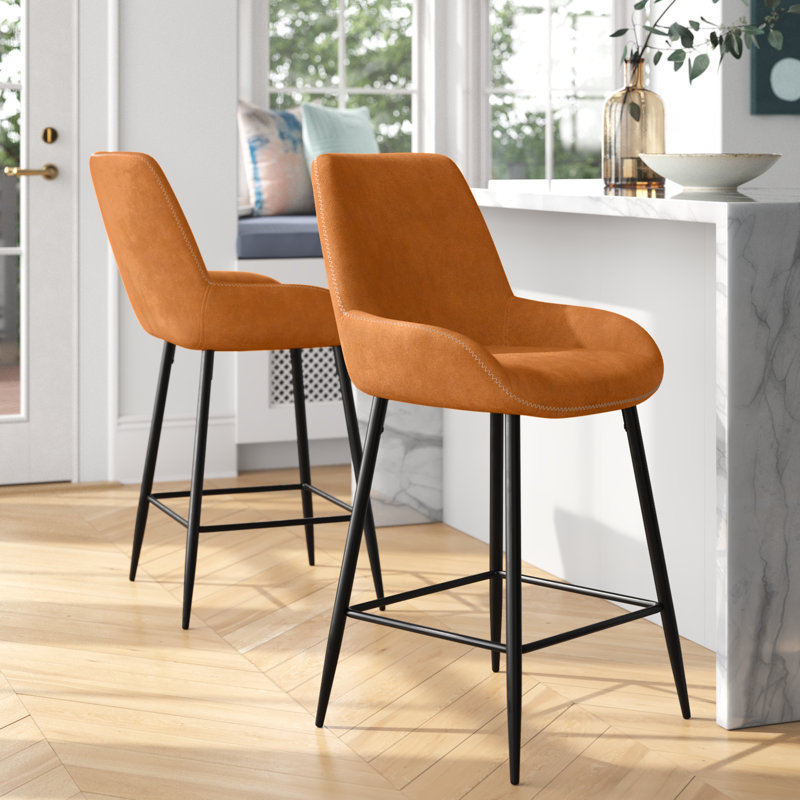 Tabouret de bar 25,98 po Haviland, Brun