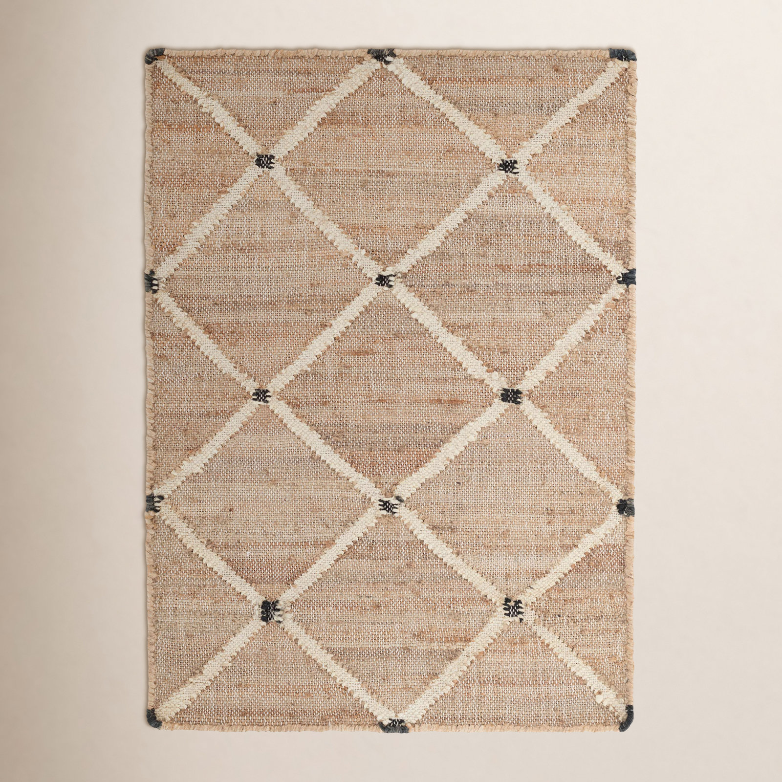 Kali Natural Handwoven Jute Rug, Natural, Rectangle 6' x 9'