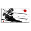 «Girl with Katana» par Epic Portfolio, art mural en verre acrylique-1857967069