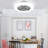 Machell 19.7'' Ceiling Fan with LED Lights