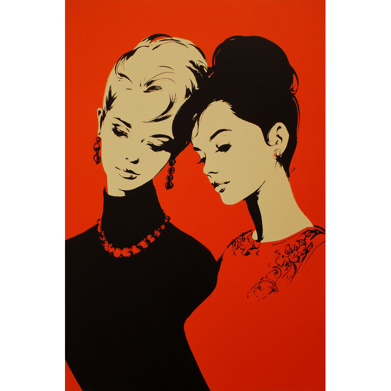 Twin Secrets Wrapped Canvas Wall Art, 16"H x 12"W x 1"D