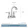 Ellicott Centerset Bathroom Faucet with Push Down Drain