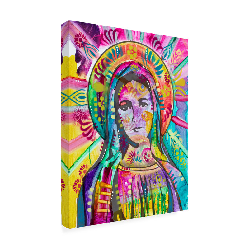 «Heliana Mother Mary on Canvas» par Dean Russo, reproduction, H 24 po x l 18 po x P 2 po