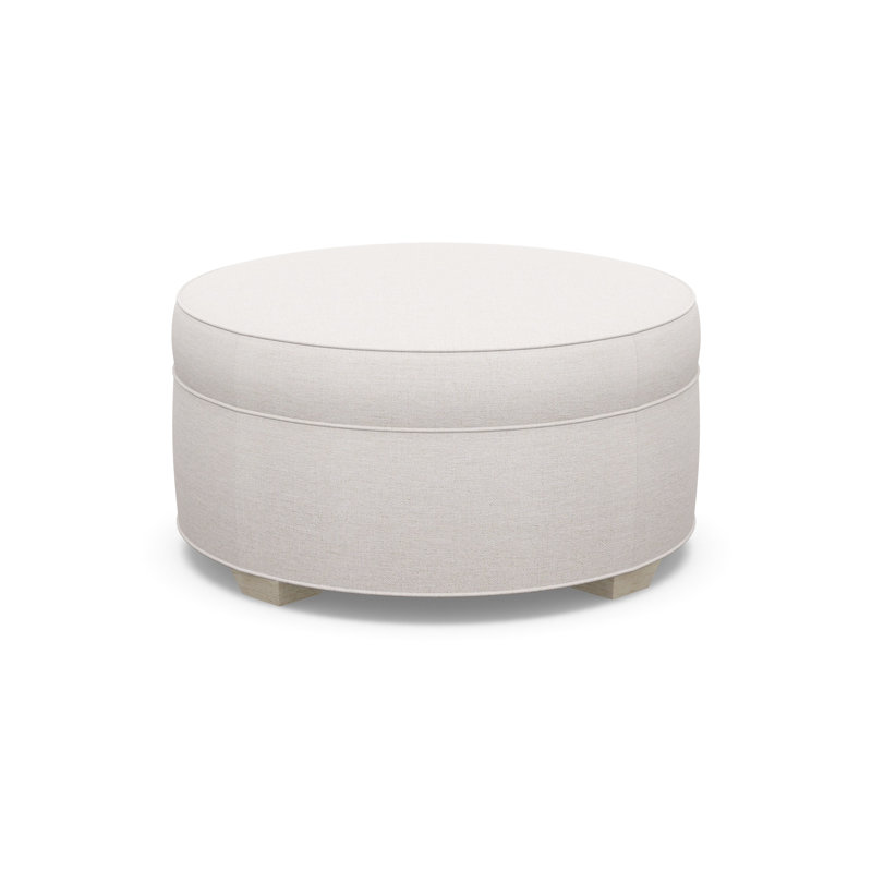 Round Ottoman, 9637-49, Sandstone