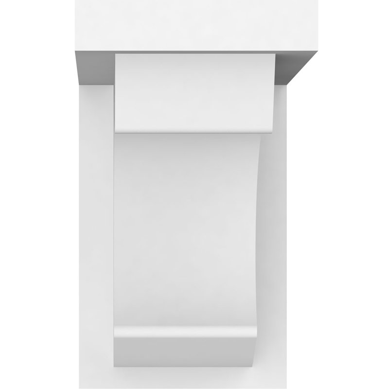 3"W x 5"D x 5"H Standard Emerson Architectural Grade PVC Bracket, 5" H x 3" W x 5" D