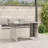 Vidaxl Garden Table With Glass Top 110X68x70 Cm-98916363