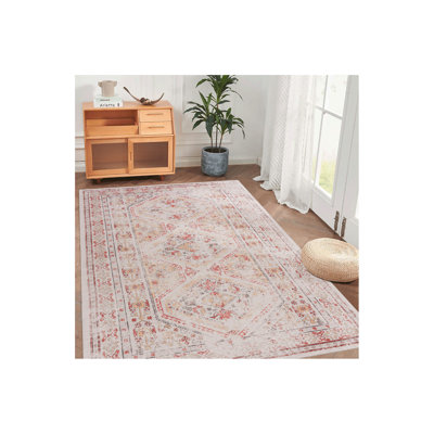 Tapis 8 x 10 pour la chambre à coucher, tapis lavable, à poils courts, antidérapant, antidérapant, pliable, adapté aux enfants et aux animaux de compagnie - Tapis pour le salon, la chambre à coucher, la cuisine (8 x 10)