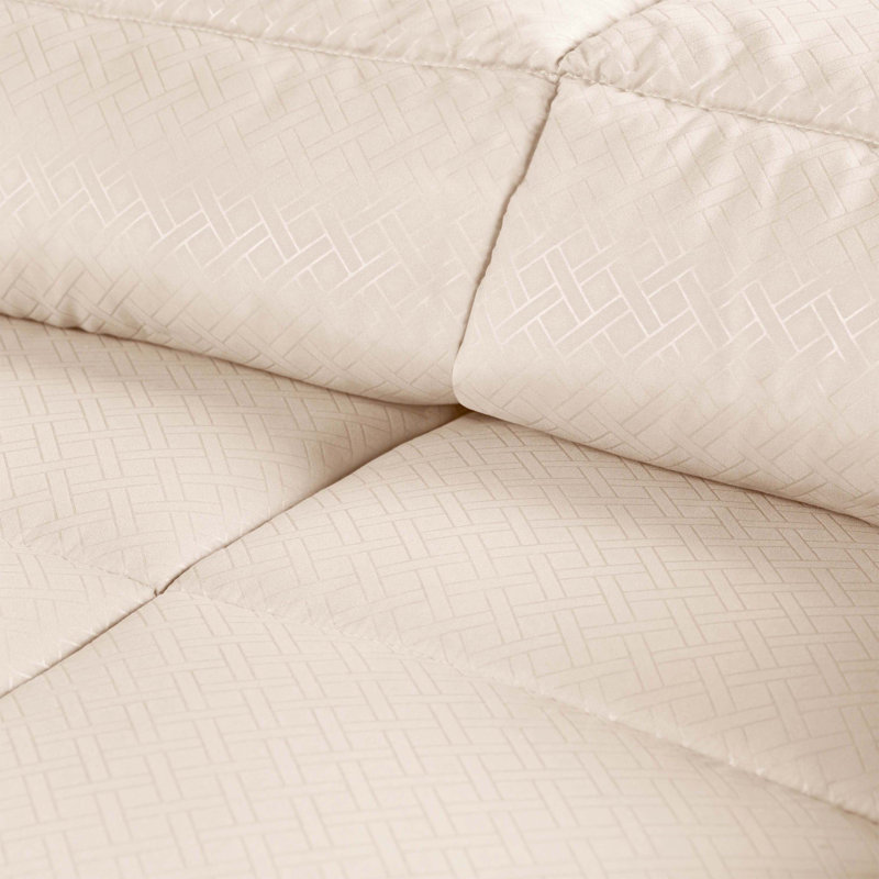 Insertion de couette en duvet synthétique Blue Nile Mills, Édredon double, Crème