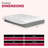 13 In. Plush King Size Gel Memory Foam Mattress