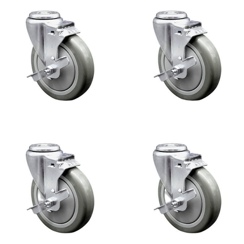 Polyurethane Caster, Red