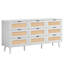Commode 9 tiroirs Vanatta