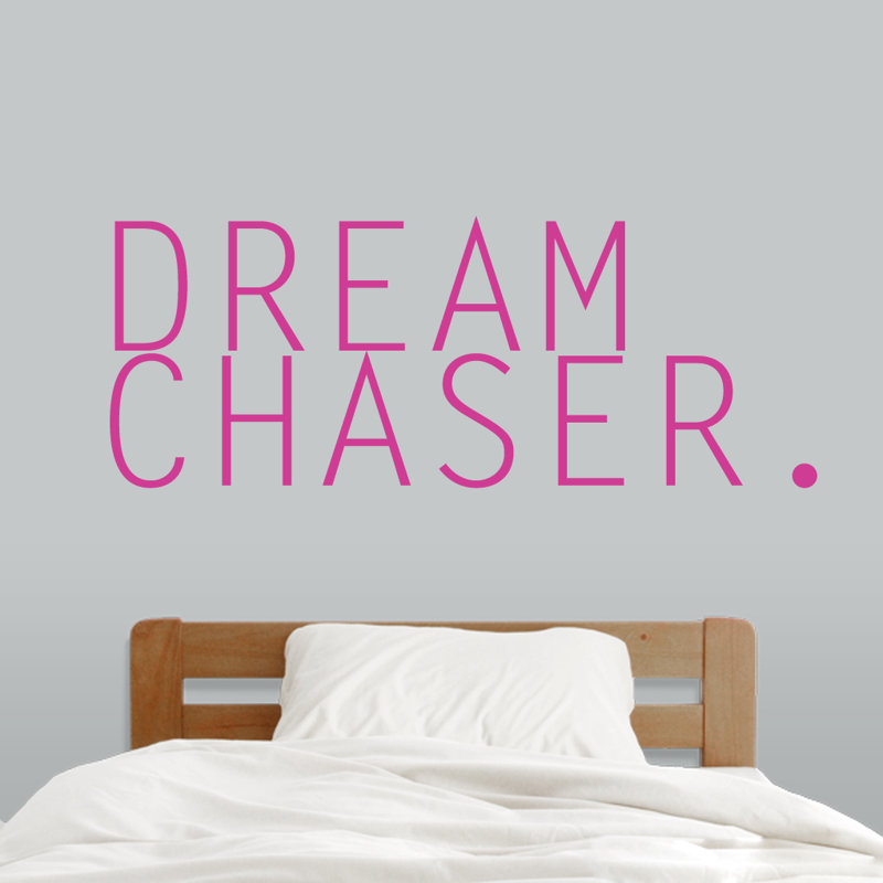 Décalcomanie murale chaser de rêve, Rose vif