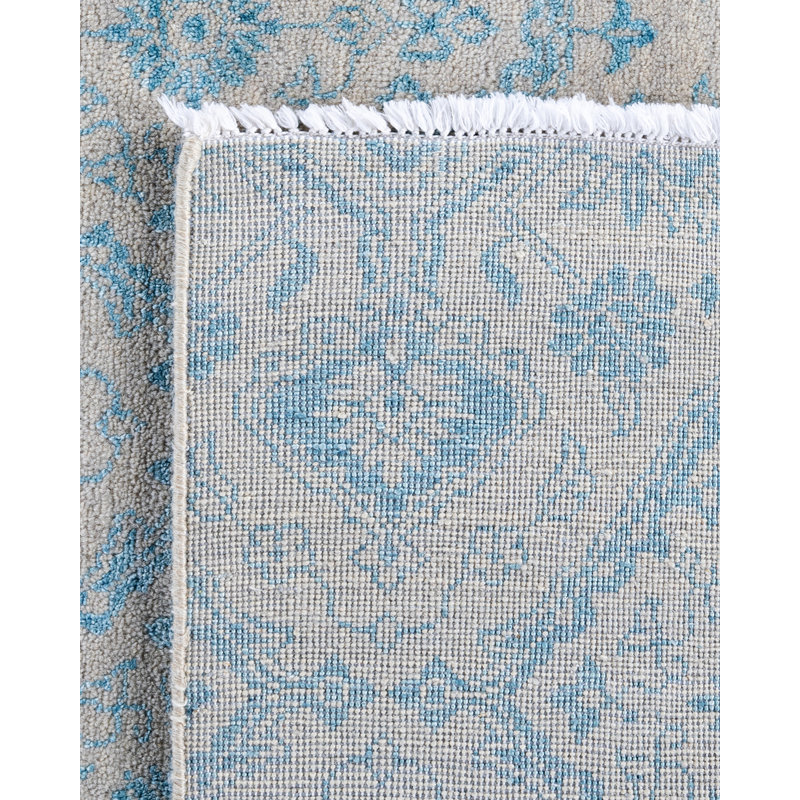 Overdyed One-of-a-Kind 9' 0" X 10' 2" Hand Knotted Area Rug