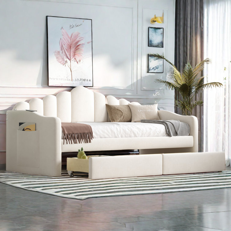 Latitude Run® Twin Size Daybed with Drawers | Wayfair