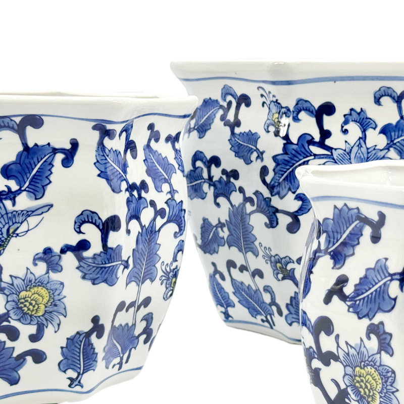 Dazariah Handcrafted Ceramic Indoor / Outdoor Pot Planter