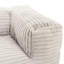 Fauteuil à billes 71 pouces avec accoudoirs carrés, rembourrage en mousse viscoélastique, style contemporain pour le salon