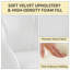 Flower Shape Tub Chair with Golden Metal Legs -1359078788