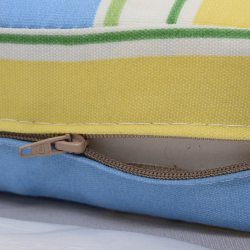 Outdoor 3'' Bench Seat Cushion, Huntington Mediterranean