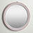 Solid Wood Circle Wall Mirror