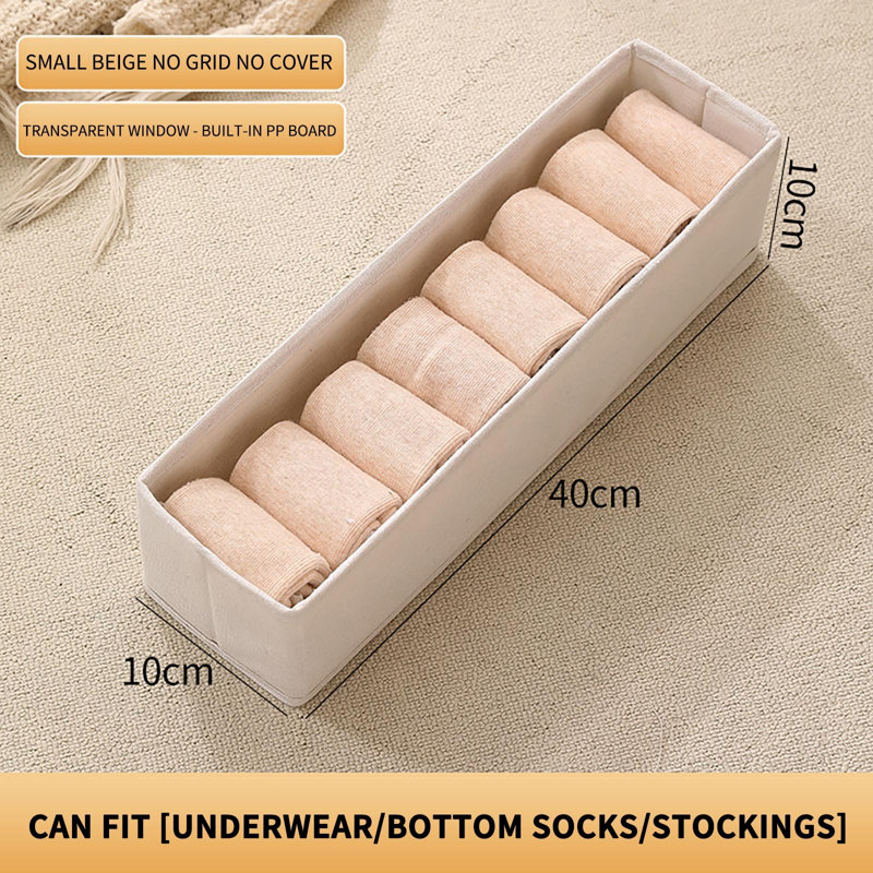 Folding Wardrobe Storage Box Sweater Pants Organizing Box Drawer Style Bedroom Storage Box