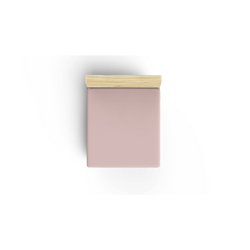 Drap-housse 100% coton, rose cendré, 55 x 75 + 9,8 po de profondeur | Protection antibactérienne, 142 fils, Sanforisé, lavable en machine à 30 ° C | Doux, durable, parfait pour un sommeil confortable