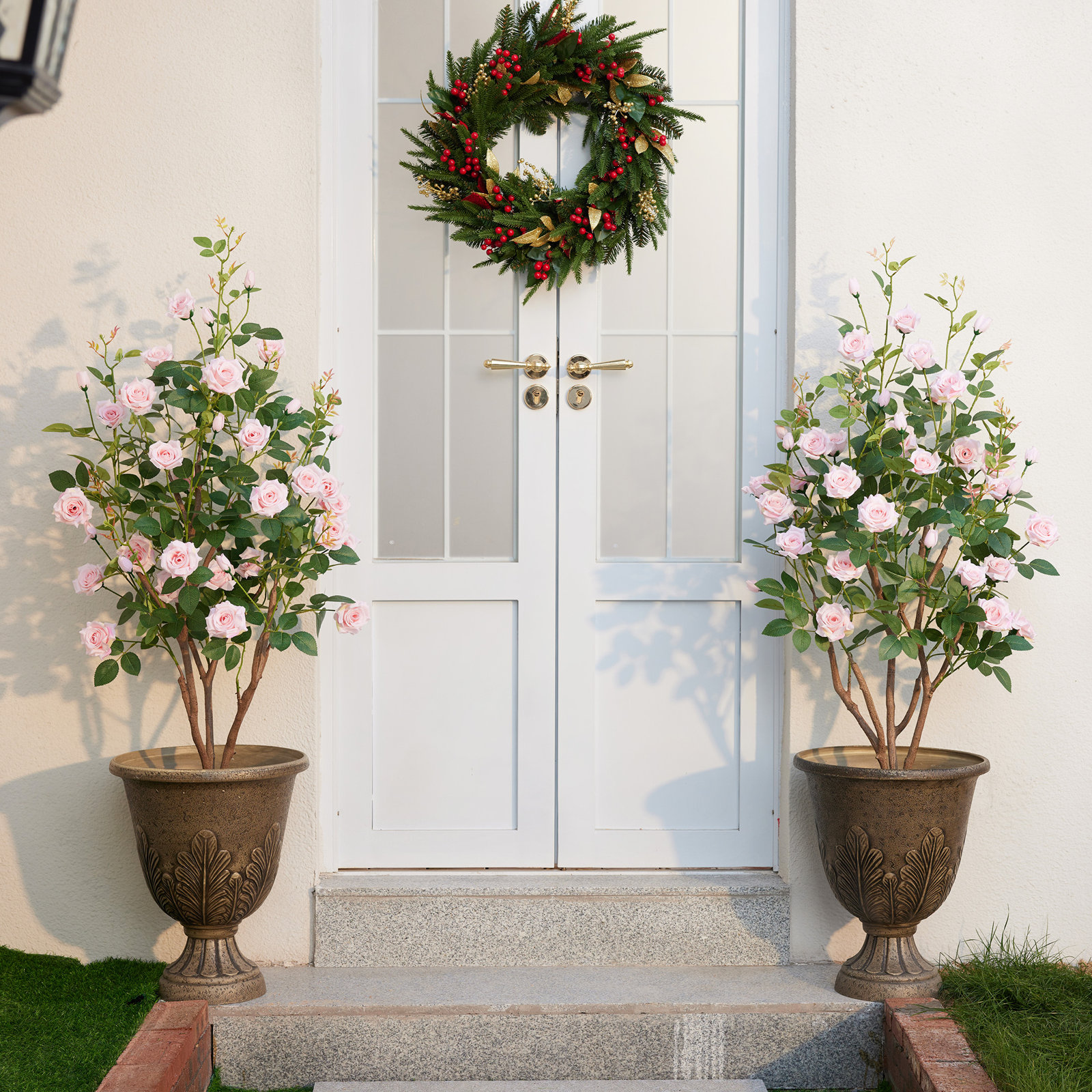 Ashwell UV Resistant Rose Tree, Pink, 48 (in) x 28 (in)