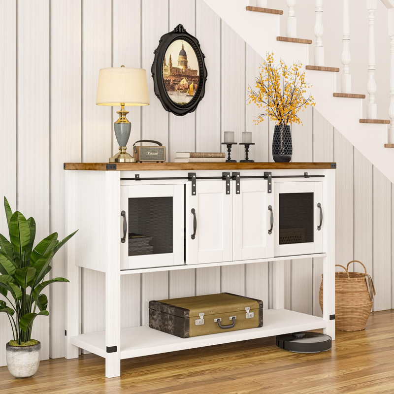 Wilona 47.2'' Sideboard, Brown/White