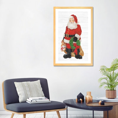 Reproduction d’art, "nostalgique père Noël I" par Ethan Harper