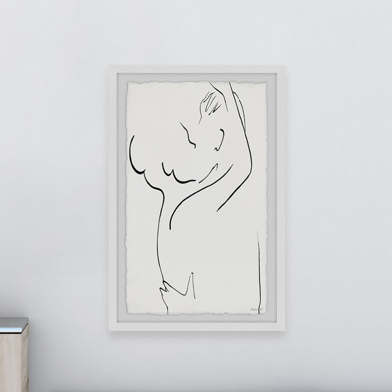 Love Sketch - Single Picture Frame Print, 30cm H x 20cm W x 3.81cm D