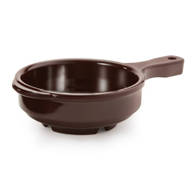 GET HSB-112-BR Soup Bowl with Handle, 12 Ounce, Brown (Set of 12)
