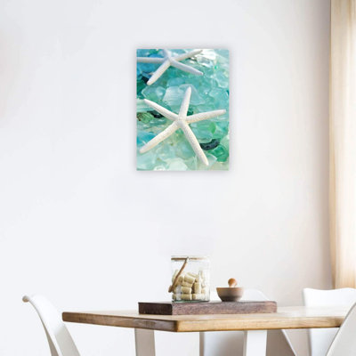 Toile bleue de qualité supérieure, art mural 24 x 18 po, décoration pour la chambre à coucher
