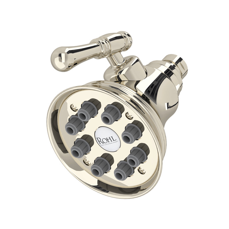 Mantova Multi Function Adjustable Shower Head, Satin Gold