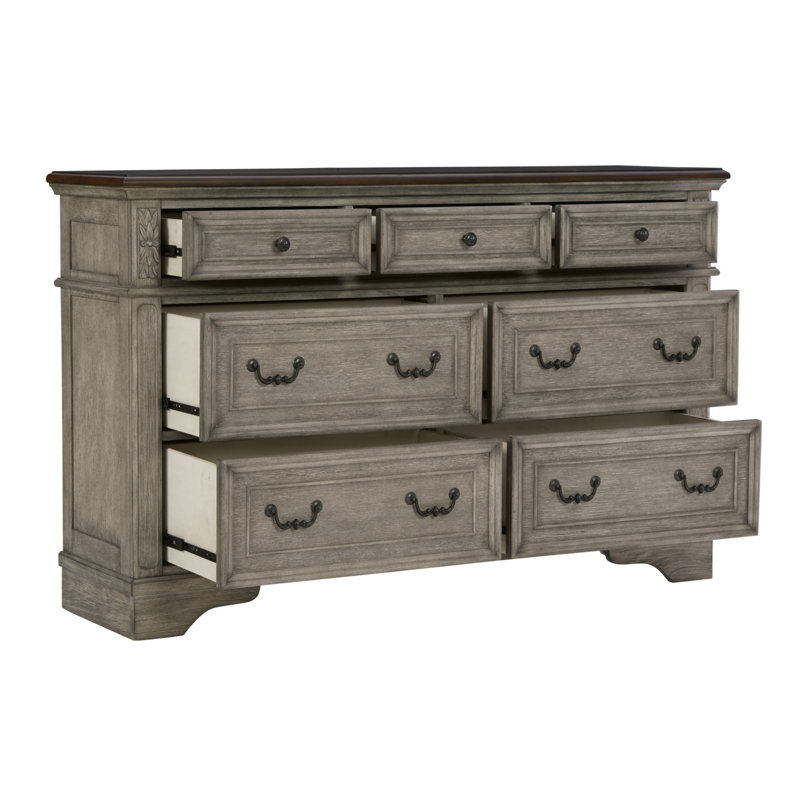 Commode double 7 tiroirs Hafiz