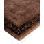Overdyed Hand-Knotted Wool Modern-Contemporary Brown Runner 2' 8" x 7' 3"