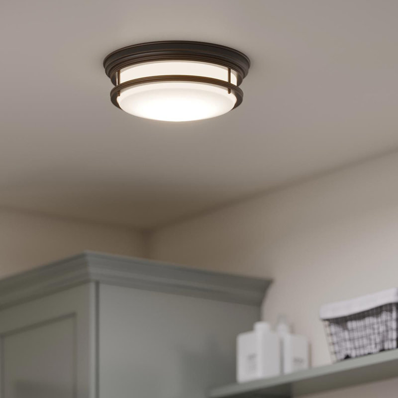 Mcbeth Flush Mount, Oil Rubbed Bronze