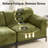 Chenille U-Shaped Modular Sofa with Ottoman for Living Room-30419008