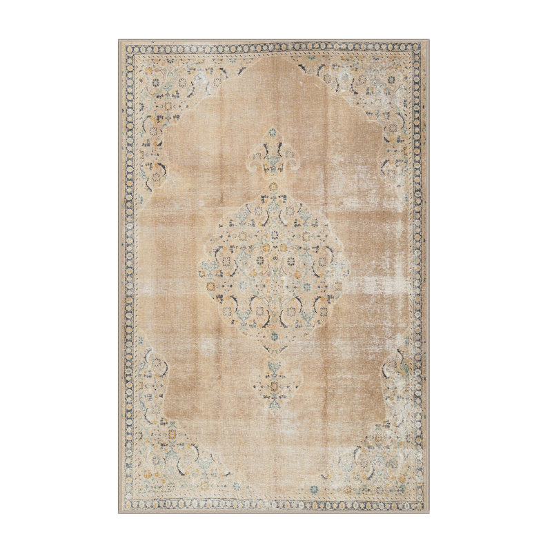 Tapis oriental beige / brun, Rectangle 8 pi x 12 pi