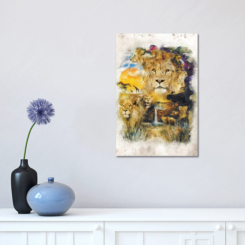 Curcle Of Life by Barrett Biggers - Wrapped Canvas Print, 30.48 cm H x 45.72 cm W