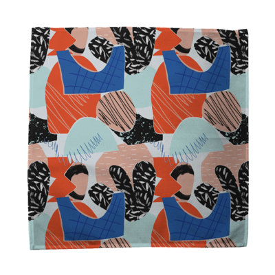 Byrn 100% Cotton Geometric Square Napkin