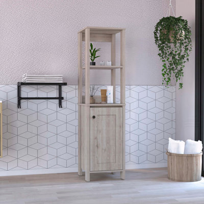Armoire à linge à 4 tablettes
