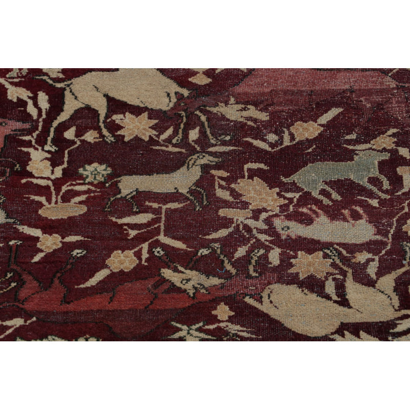 Agra One-of-a-Kind Rectangle 14'2" X 14'5" Hand Knotted Area Rug