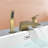 1 Handle Deck Waterfall Faucet with Diverter-110475803