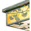 20" Square Hyde Park Ginkgo Flushmount