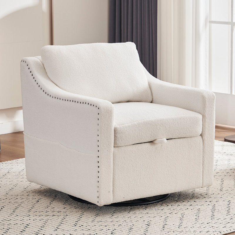 Fauteuil d'appoint pivotant à 360 ° Teddy