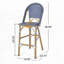 Tabourets de bar en rotin PE