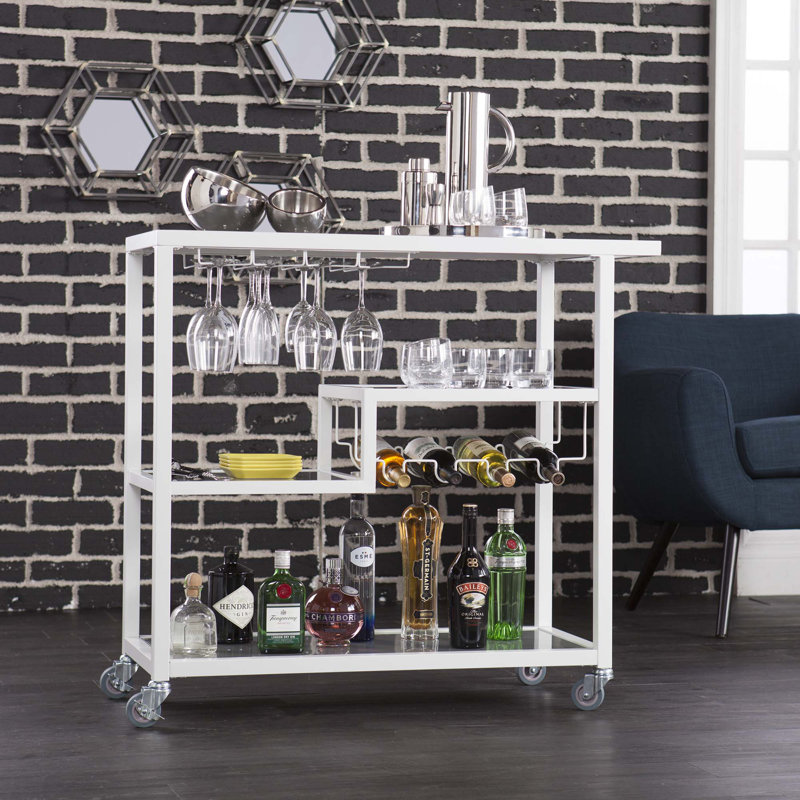 Bar Cart, White