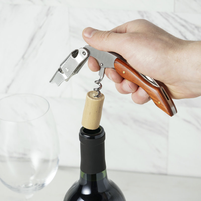 Tire-bouchon Sommelier Professional avec poignée en bois